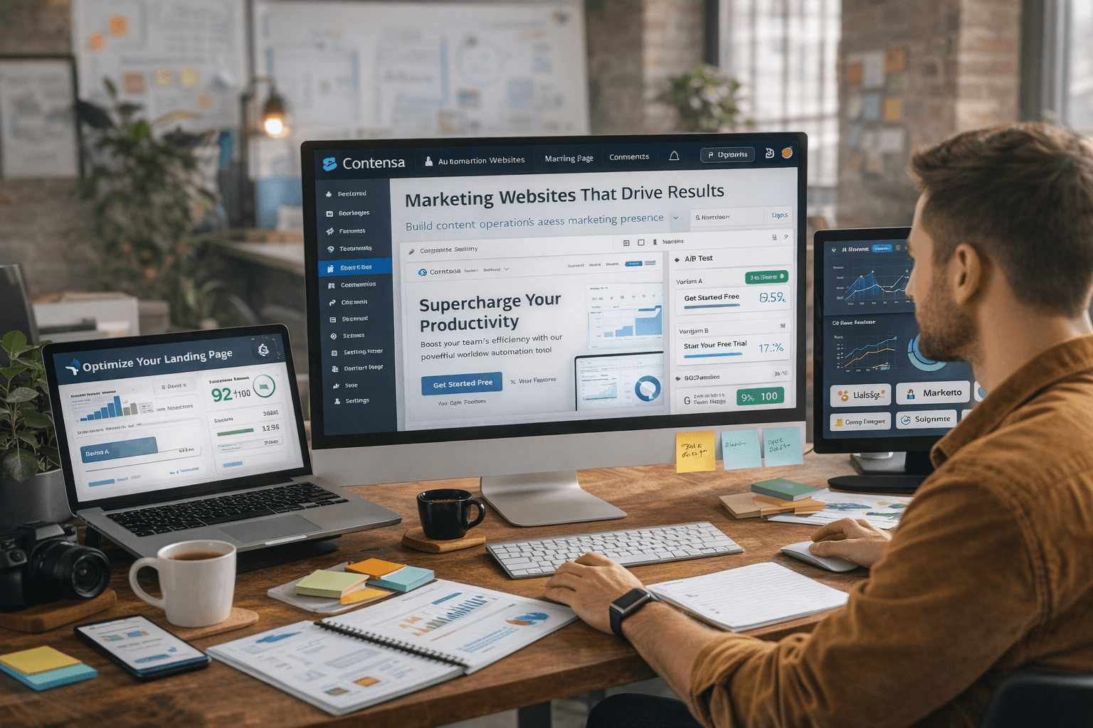 Marketing Websites illustration